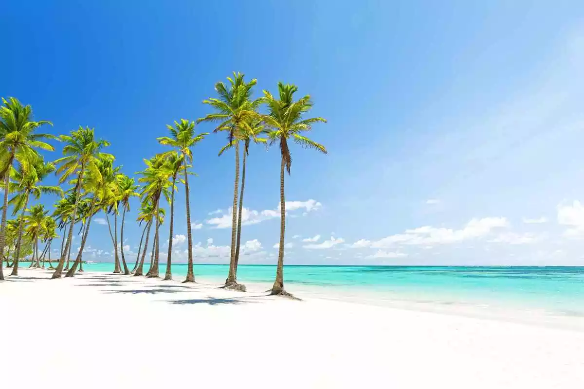 Playa en la República Dominicana